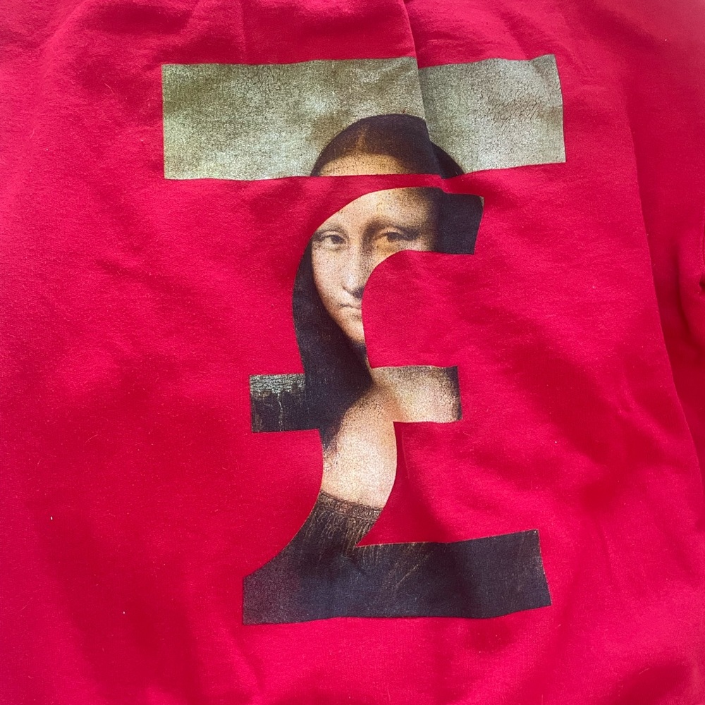 Fashion Nova crew neck Mona Lisa Sweatshirt